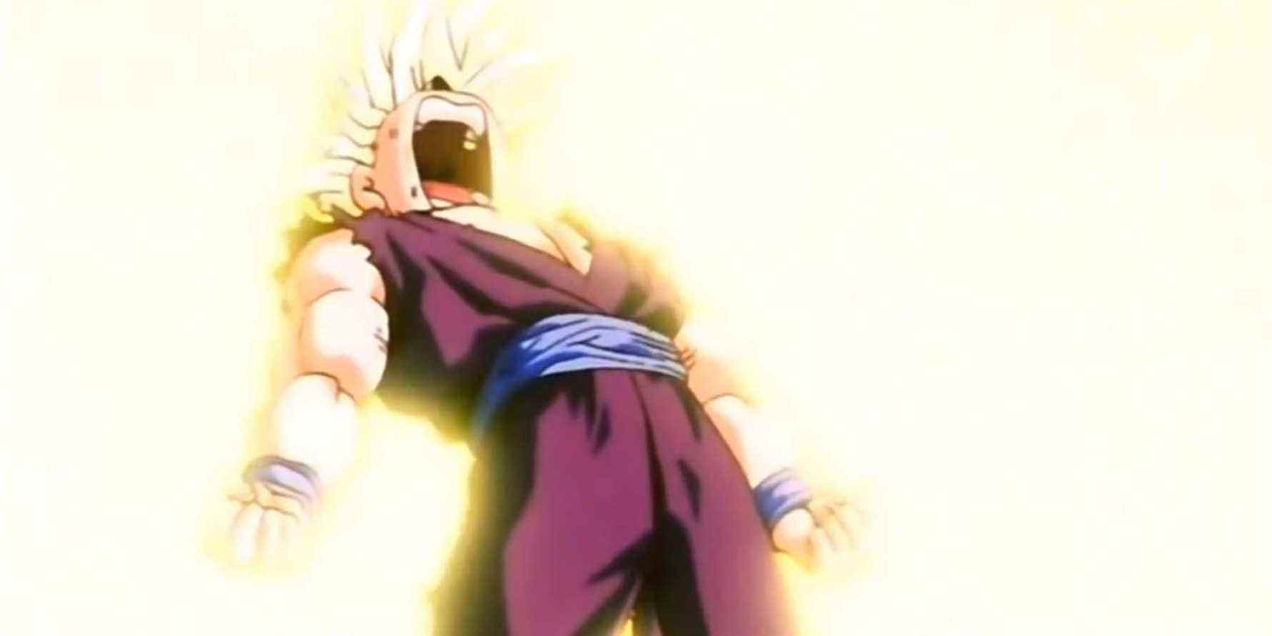 gohan va ssj2 dans dragon ball contre cellule