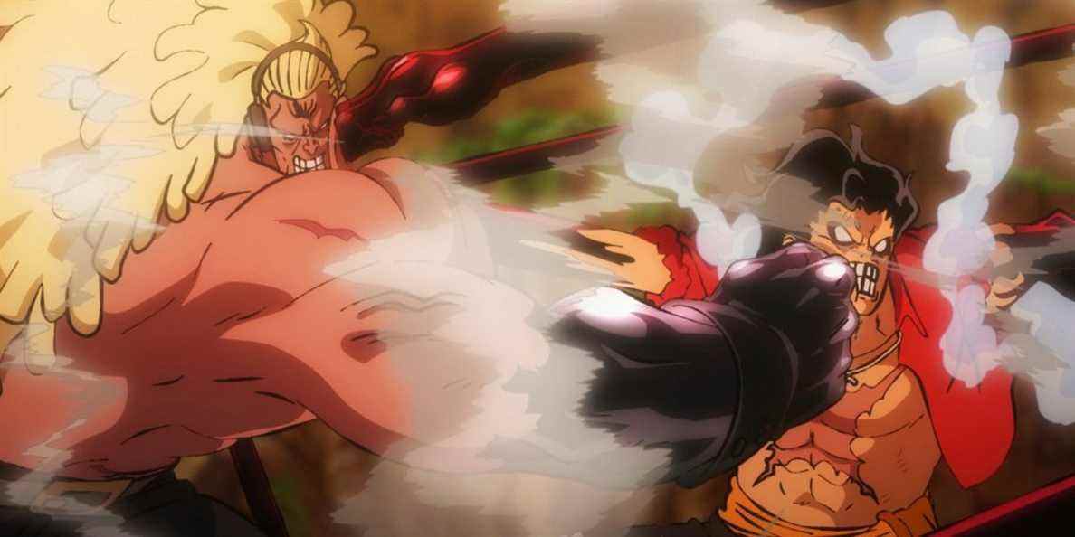 Luffy combat Douglas Bullet