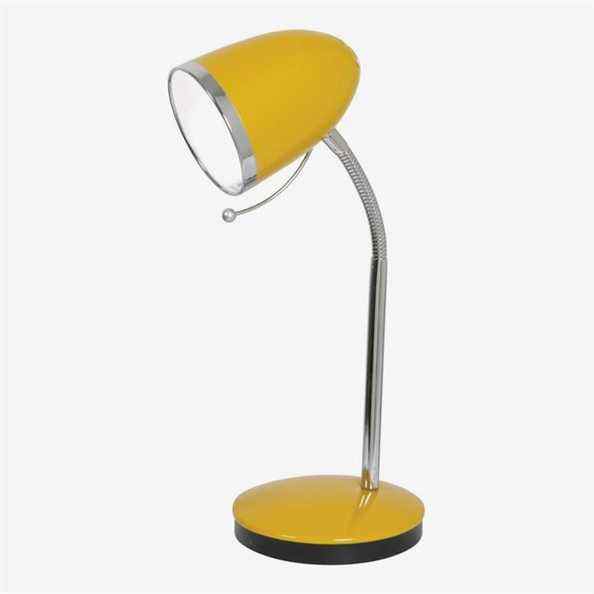 Oaks Lighting Madison Table Lampe de Bureau Jaune, Métal