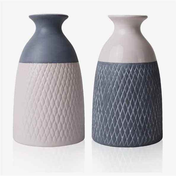 Vases à fleurs en céramique, ensemble de 2