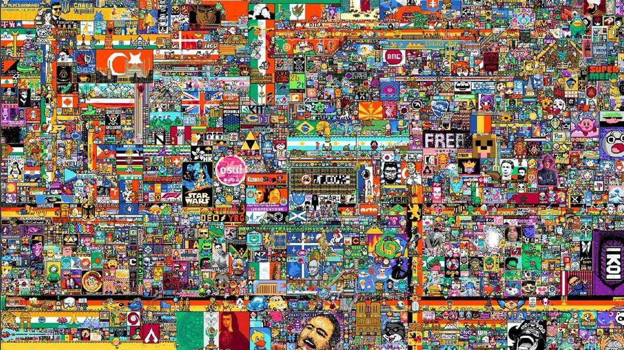 La Camaraderie du jeu vidéo sur r/place est une leçon sur la communauté
