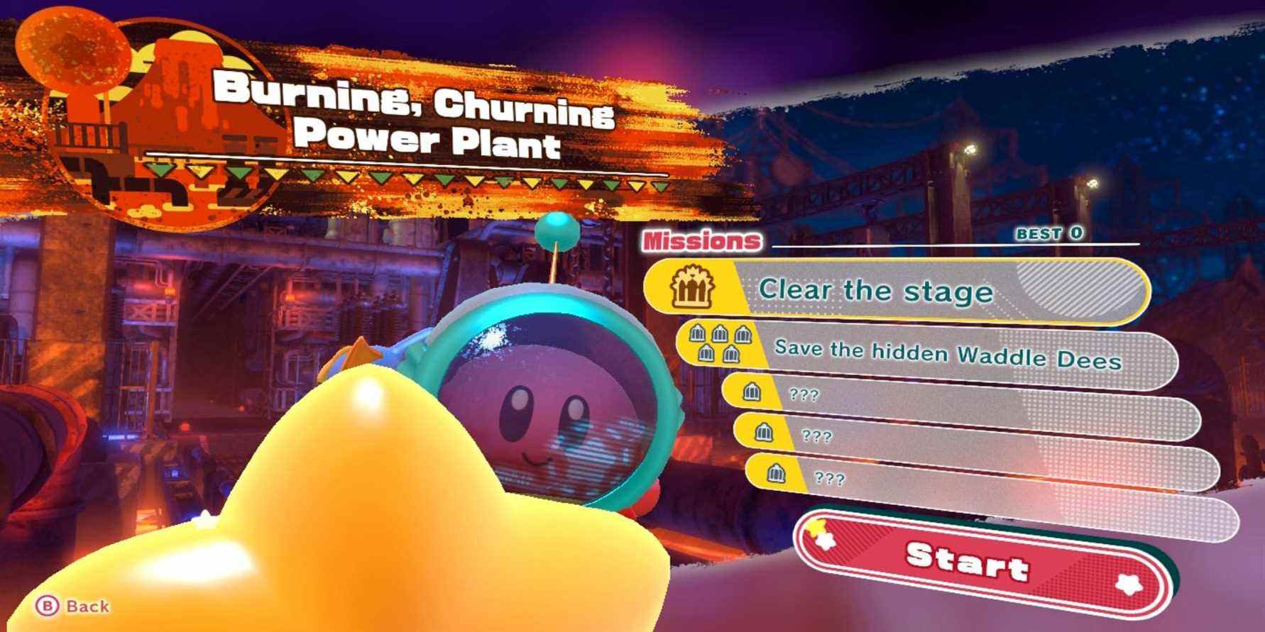 Kirby and the Forgotten Land- Burning, Churning Power Plant 1