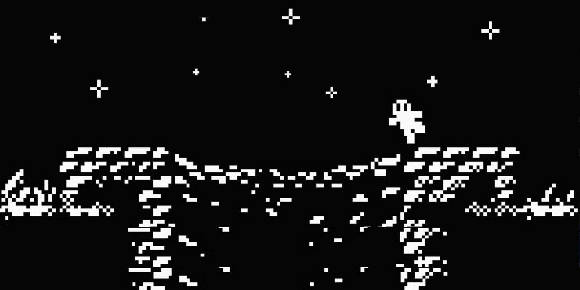 L'entrée du puits dans Downwell