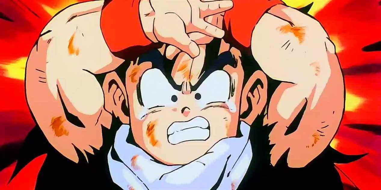 Gohan utilise son Masenko contre Nappa dans Dragon Ball Z