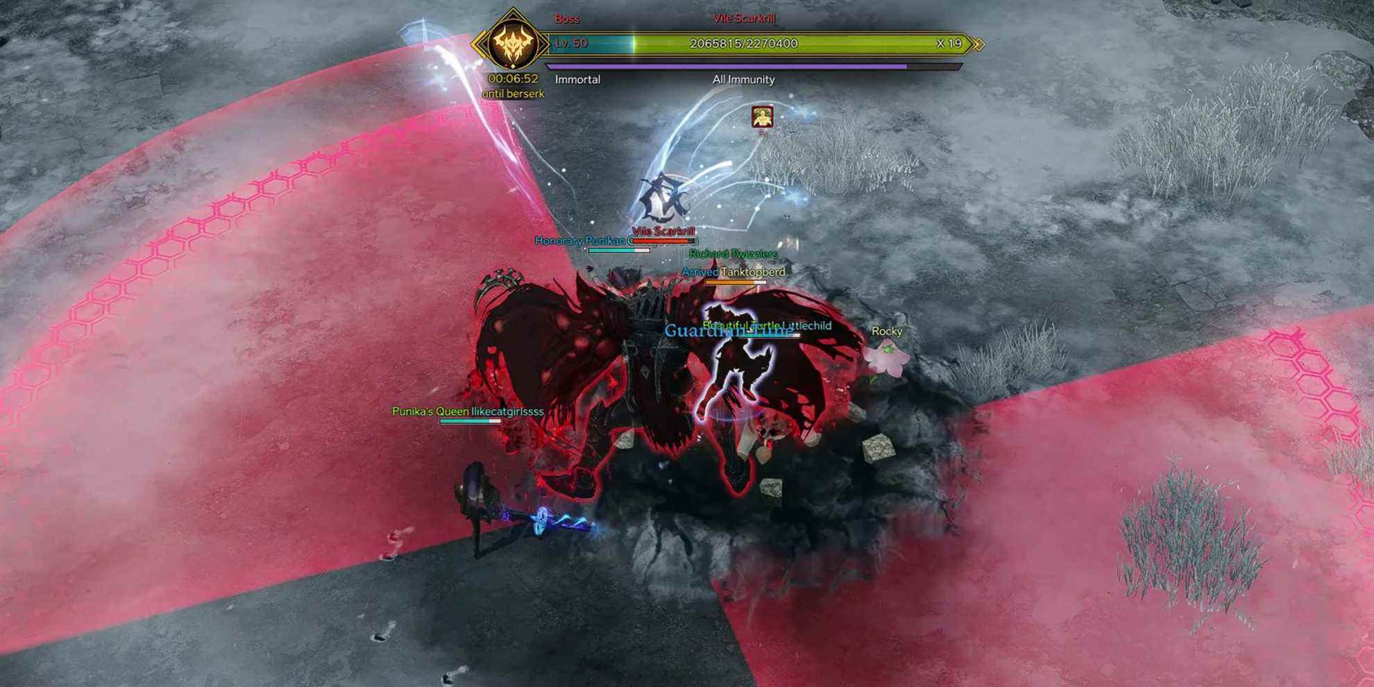 Lost Ark - Combattre Vile Scarkrill en tant que boss final de Demon Beast Canyon