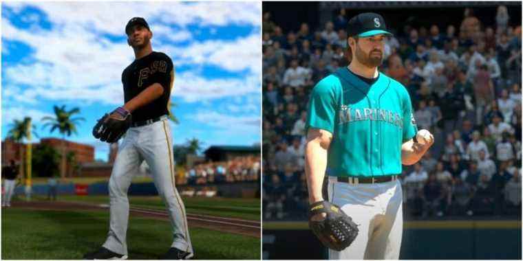 MLB The Show 22 Best Teams For Starting Pitchers Collage