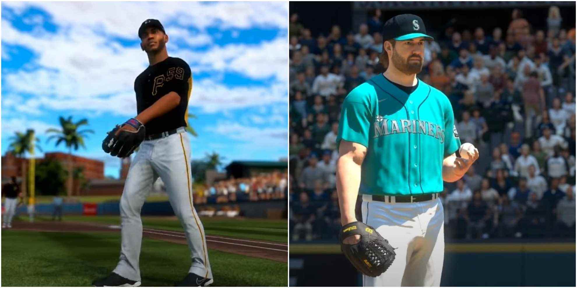 MLB The Show 22 Best Teams For Starting Pitchers Collage