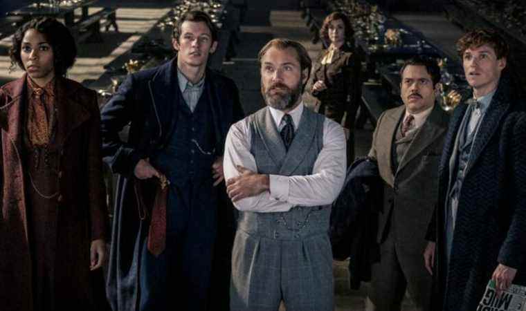 A photo of the cast from "Fantastic Beasts: The Secrets of Dumbledore"