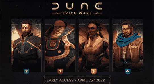 Dune : Spice Wars sortira en accès anticipé en avril