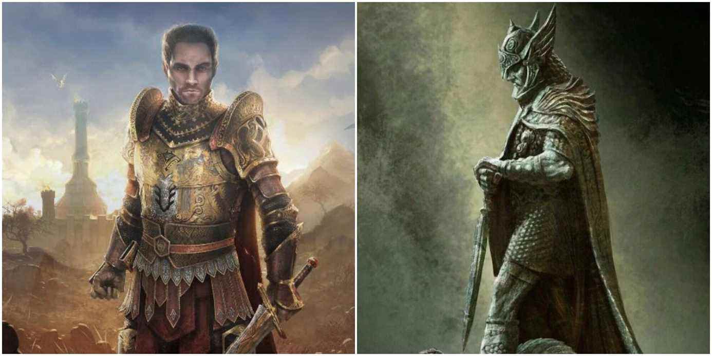 The Elder Scrolls Split Image Tibre Septim