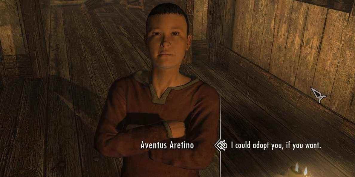 Aventus Aretino Dialogue Skyrim