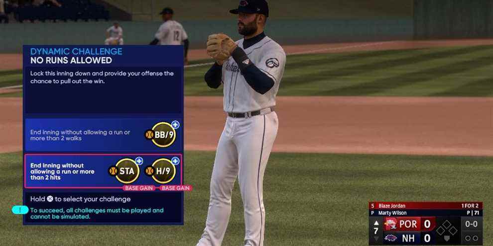 mlb the show 2022 road to the show rtts défi dynamique