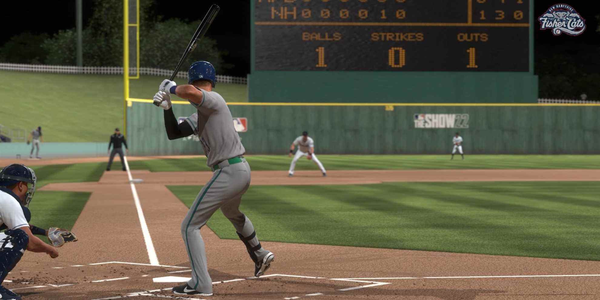 mlb the show 22 minor league night game