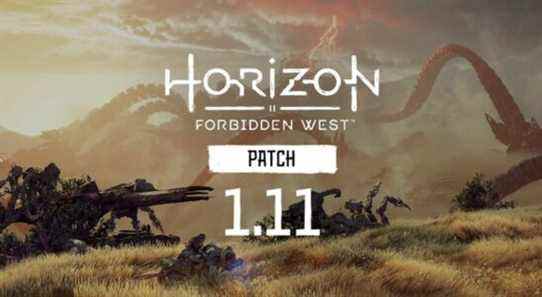 Horizon Forbidden West Patch 1.11 artwork