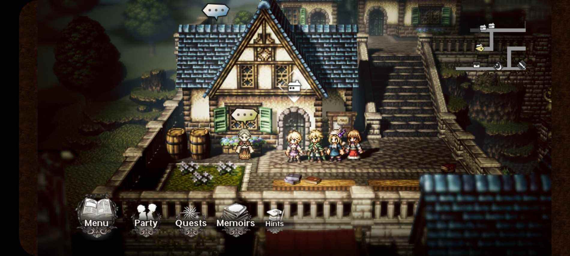 Octopath Traveler : Champions of the Continent preview bêta test fermée Anglais Square Enix excellent RPG mobile sur Android iOS pour satisfaire les joueurs consoles