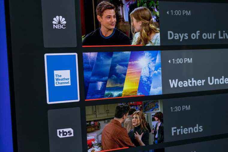 The Weather Channel, G4 désormais en direct sur YouTube TV