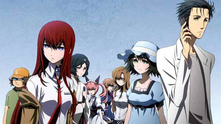 Le casting principal de Steins;Gate dans l'art promotionnel