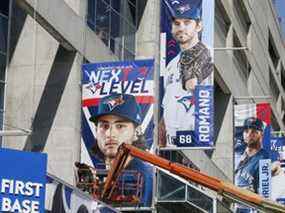 Les Blue Jays de Toronto se préparent pour la saison à venir au Rogers Centre le jeudi 7 avril 2022. Veronica Henri/Toronto Sun/Postmedia Network