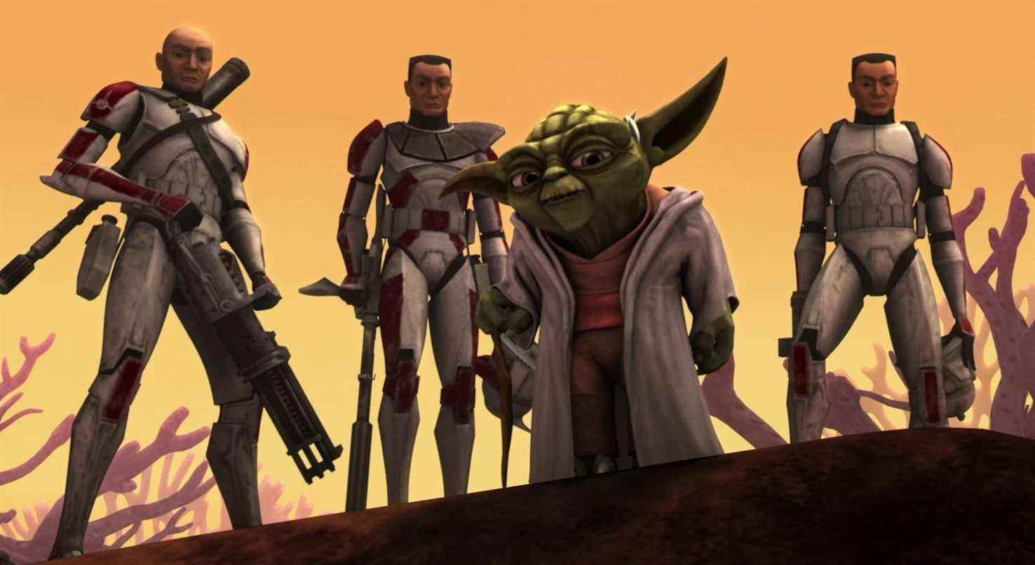 Film de 2008 Star Wars: The Clone Wars Dave Filoni George Lucas a détruit la tradition du canon de continuité de l'univers élargi de l'UE avec des changements, inférieur au dessin animé de Genndy Tartakovsky