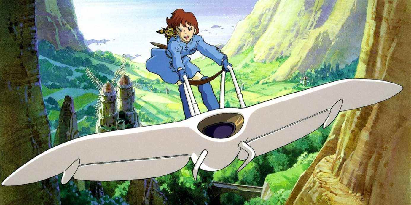 Nausicaa de la vallée du vent avec le personnage principal