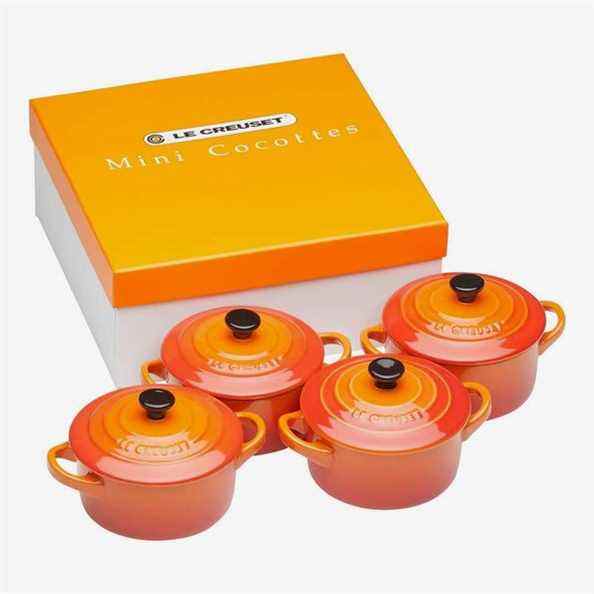 Mini cocottes en grès Le Creuset (lot de 4)