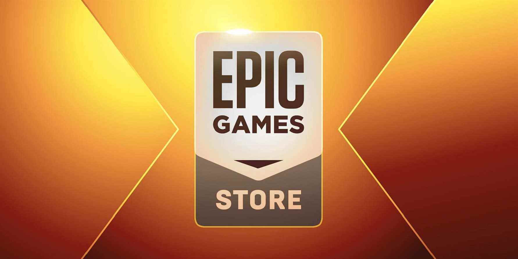 epic games store logo gold background