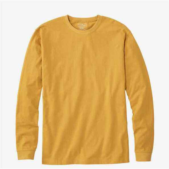 LLBean T-shirt à manches longues inrétrécissable sans soucis pour homme