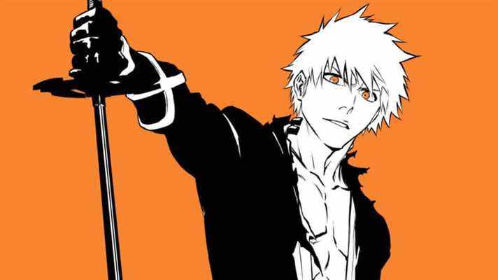 Ichigo brandissant son épée dans l'art promotionnel Bleach: Thousand-Year Blood War