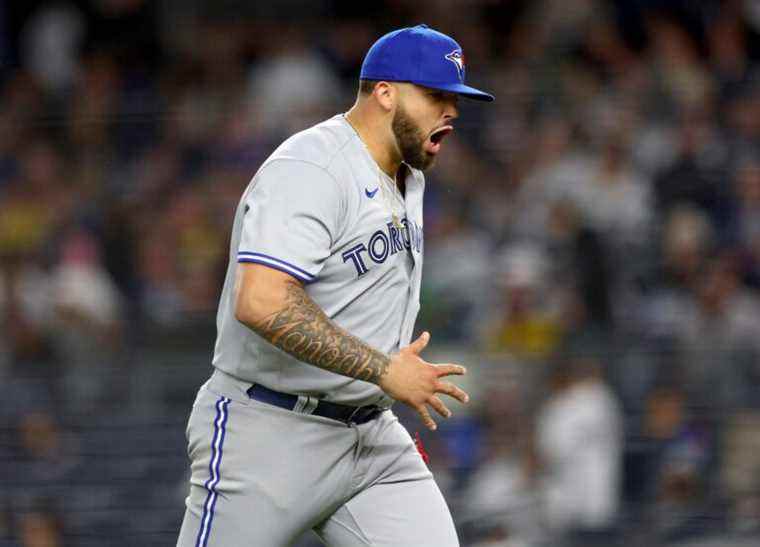 Manoah l’homme en tant que Blue Jays blanc Yanks