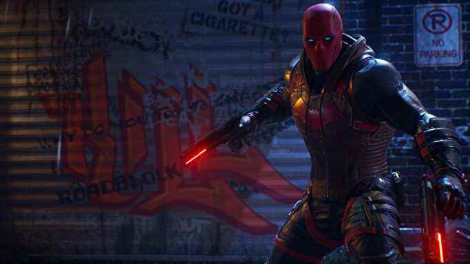 Red Hood de Jason Todd dans une image promotionnelle pour Gotham Knights.