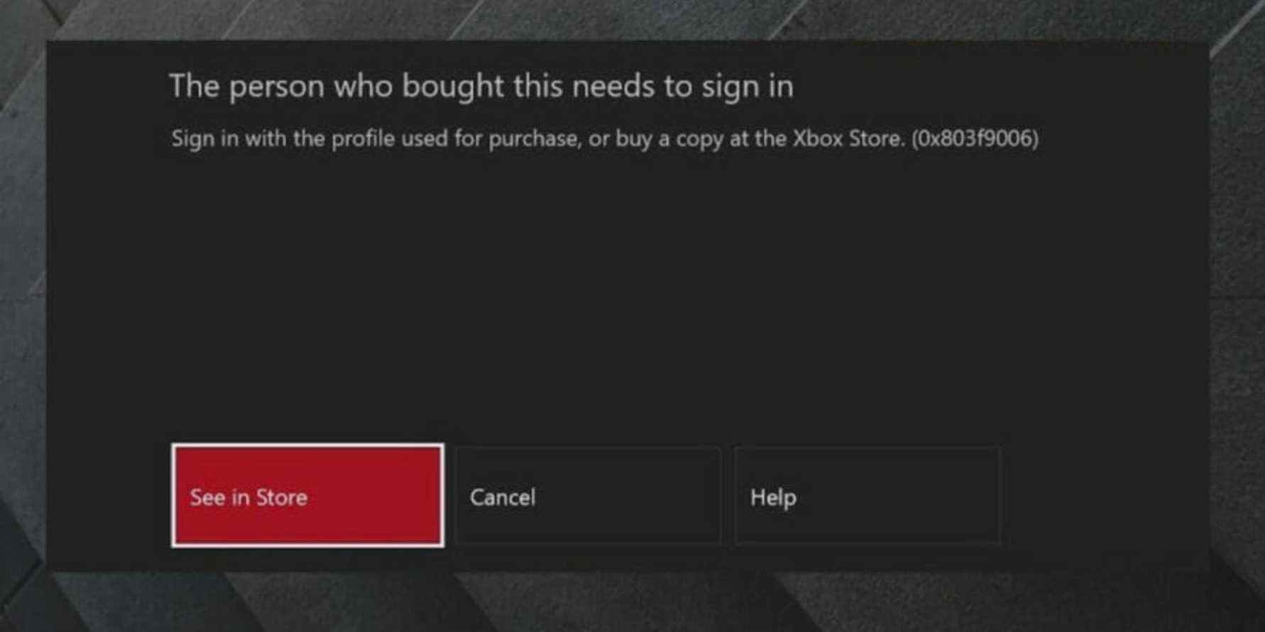 Xbox- How to Fix _The Person who Bought This Needs to Sign in_ Error