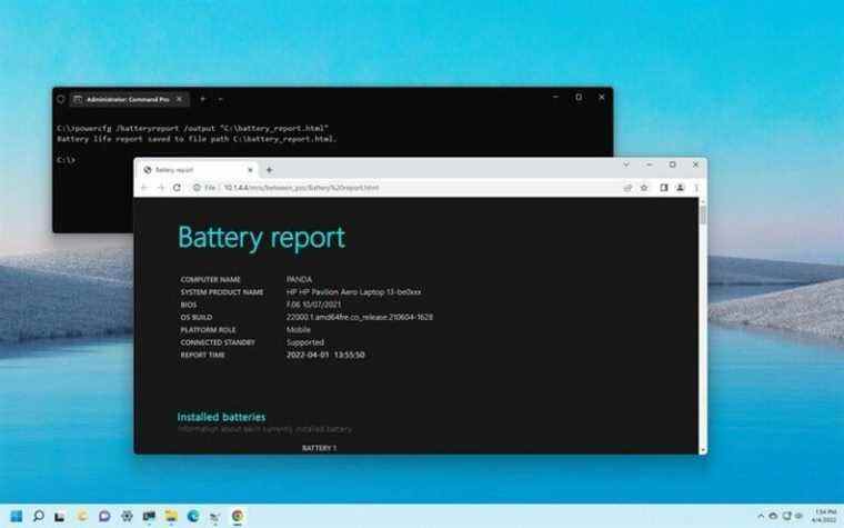 Comment vérifier l’état de la batterie sur Windows 11