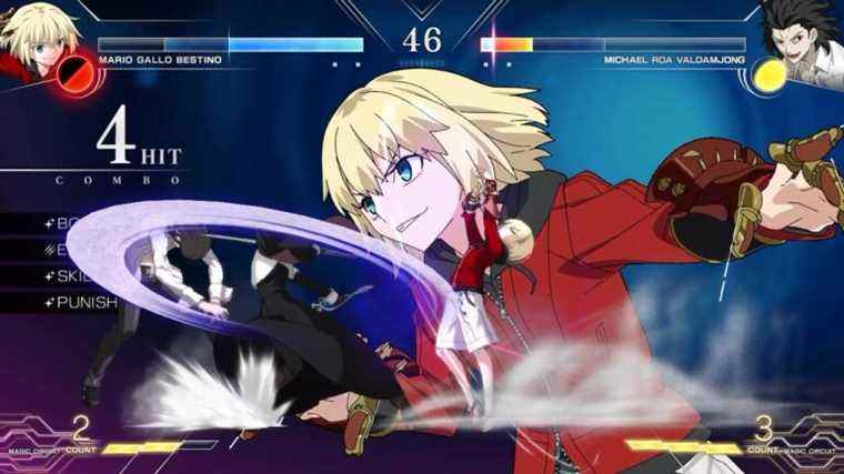 Melty Blood: Type Lumina – Powered Ciel contre Red Arcueid et Mario Gallo Bestino contre Roa gameplay    
