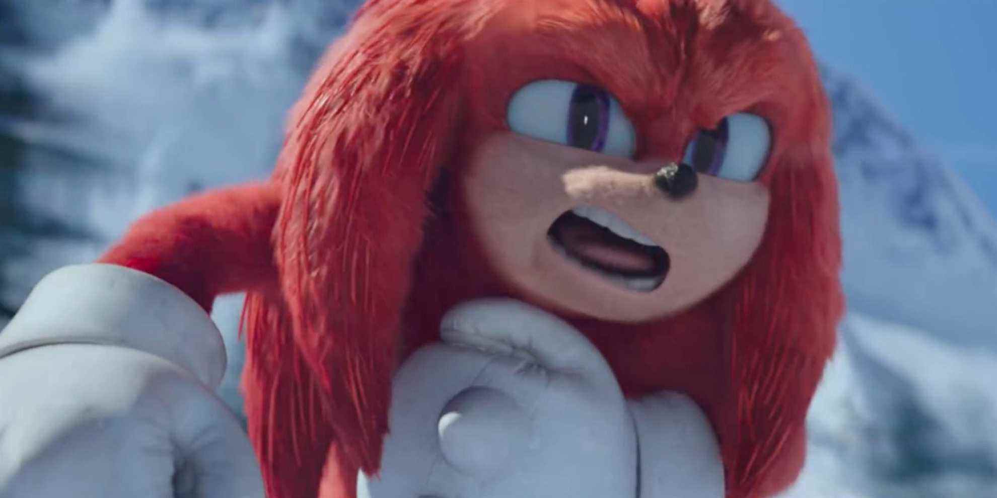 Knuckles dans Sonic the Hedgehog 2 