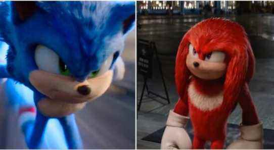 Sonic and Knuckles in Sonic the Hedgehog 2