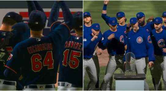 MLB The Show 22 Win The World Series Collage