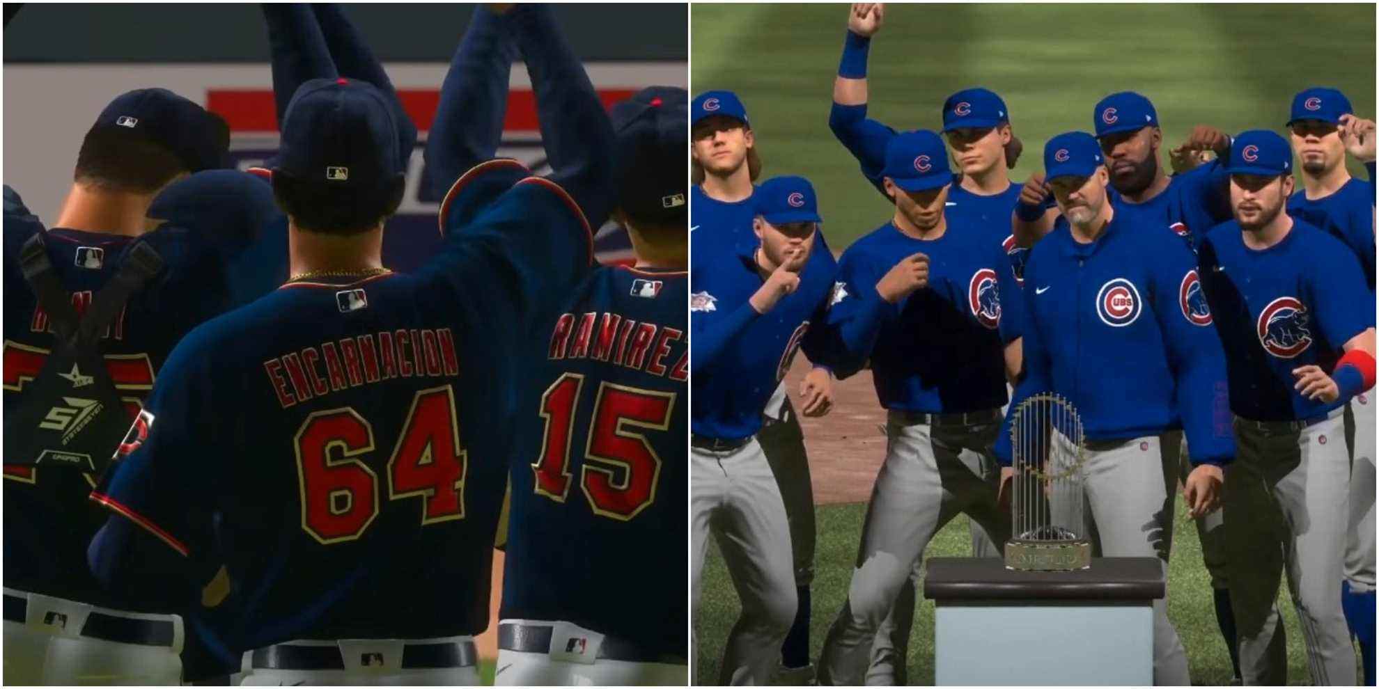 MLB The Show 22 Win The World Series Collage