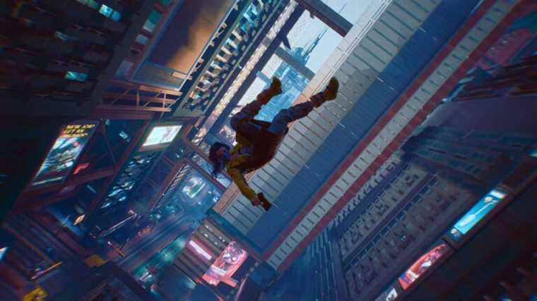 Cyberpunk 2077 devient un véritable cyberpunk à ses limites verticales

