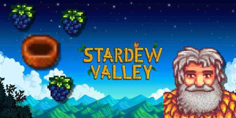 Linus Blackberry Basket Stardew Valley