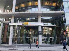 Siège social de la Banque Laurentienne à Montréal, Québec, Canada.