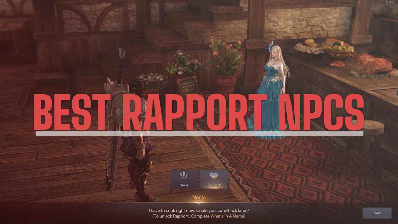 Guide Lost Ark Rapport - quels rapports de personnage valent votre temps?

