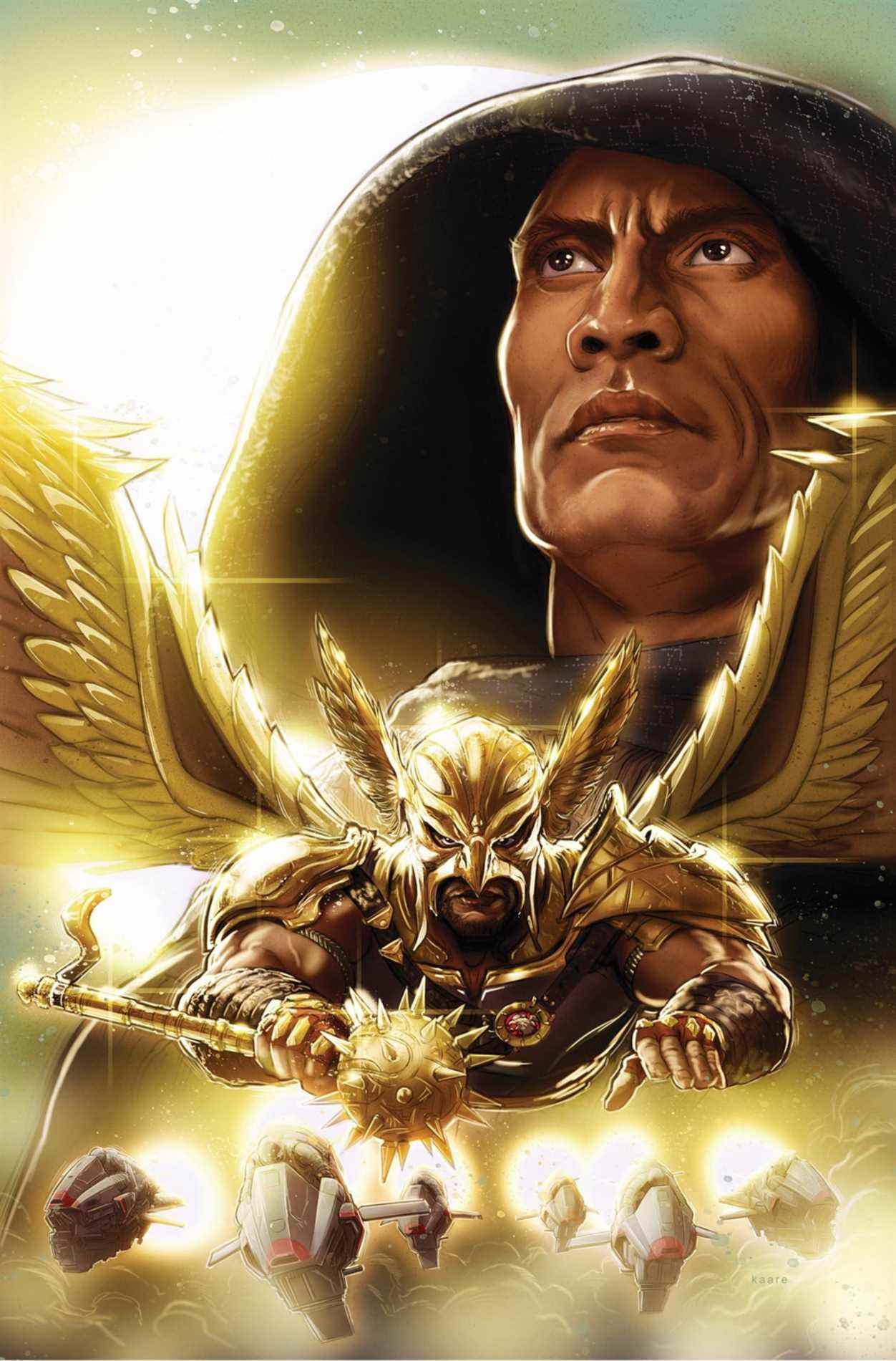 Black Adam: The Justice Society Files - Couverture Hawkman #1