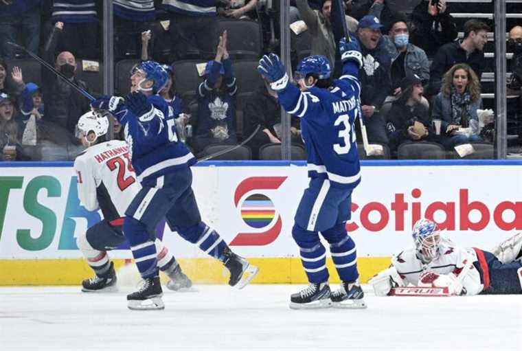 Matthews rejoint le club exclusif des 100 points des Maple Leafs dans une victoire fulgurante