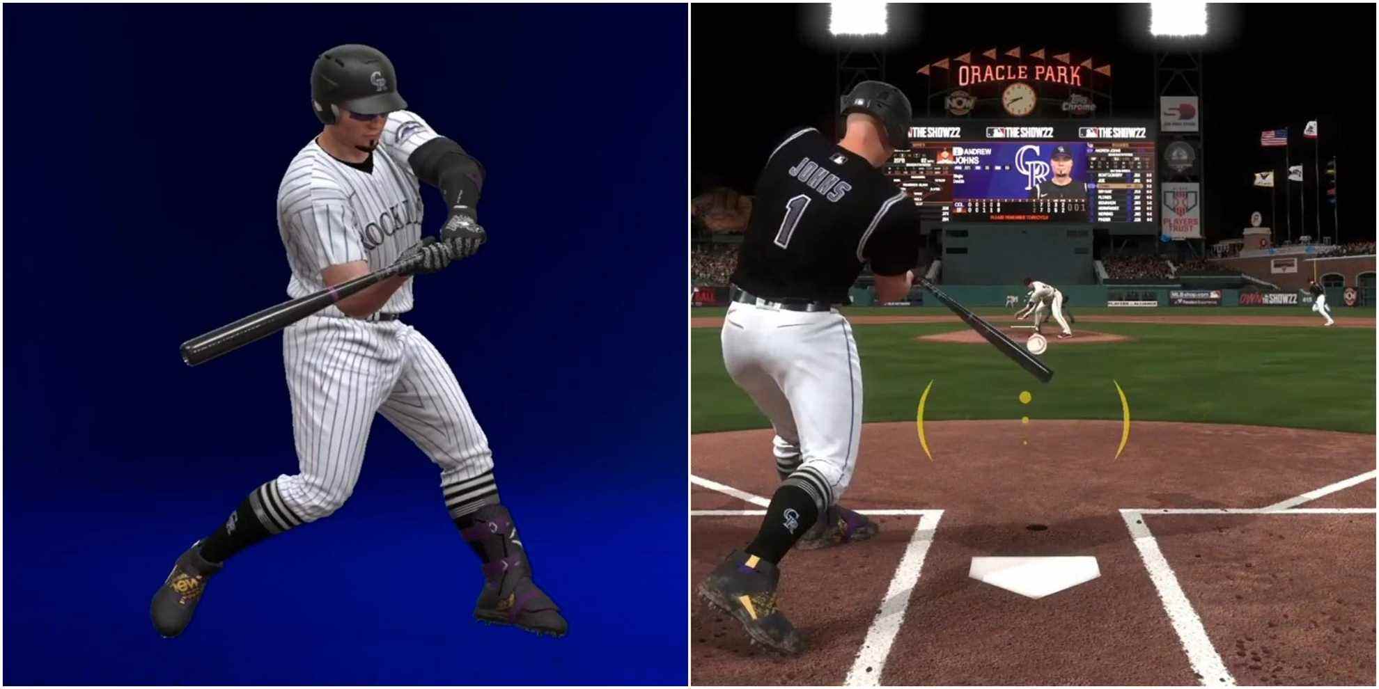 MLB The Show 22 Hitting Tips Collage