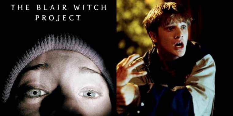 Split image of The Blair Witch Project and Idle Hands