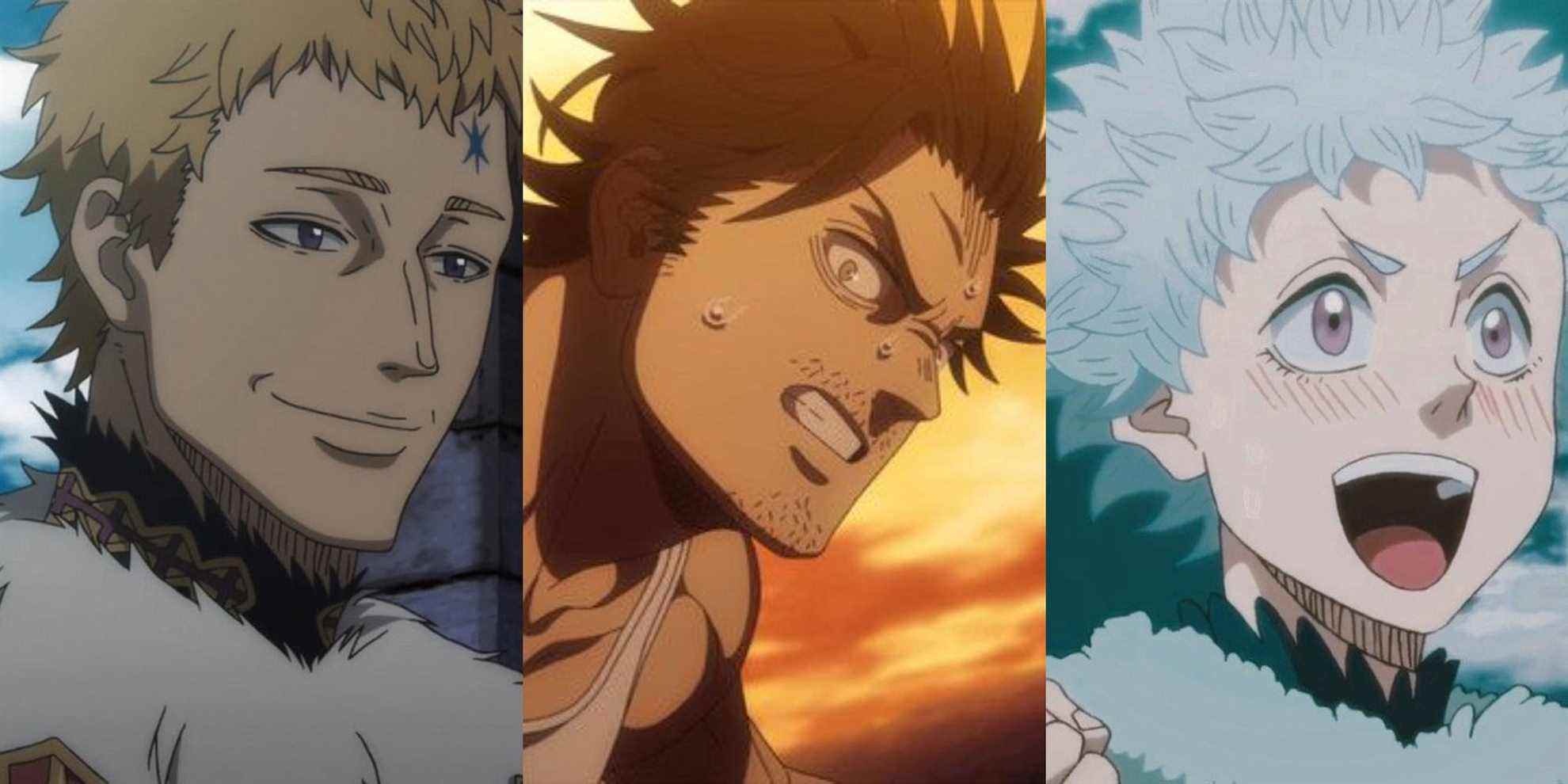 black clover three captains Julius, Yami, Rill