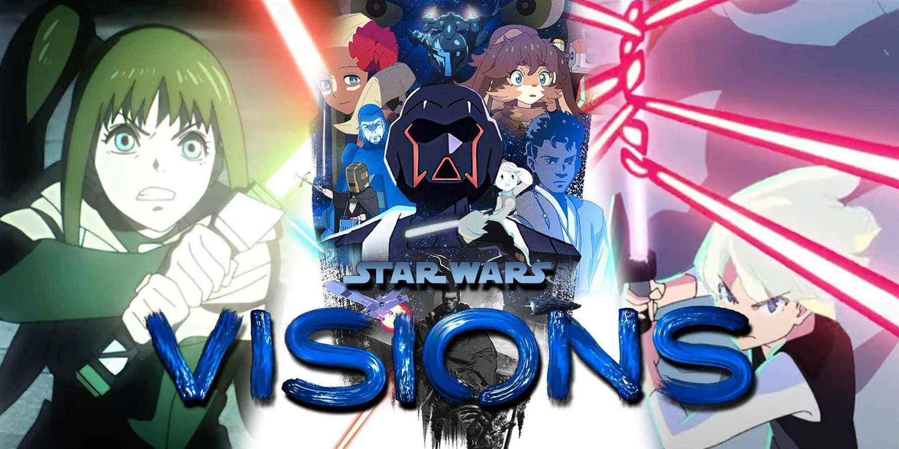 Star Wars Visions anime characters