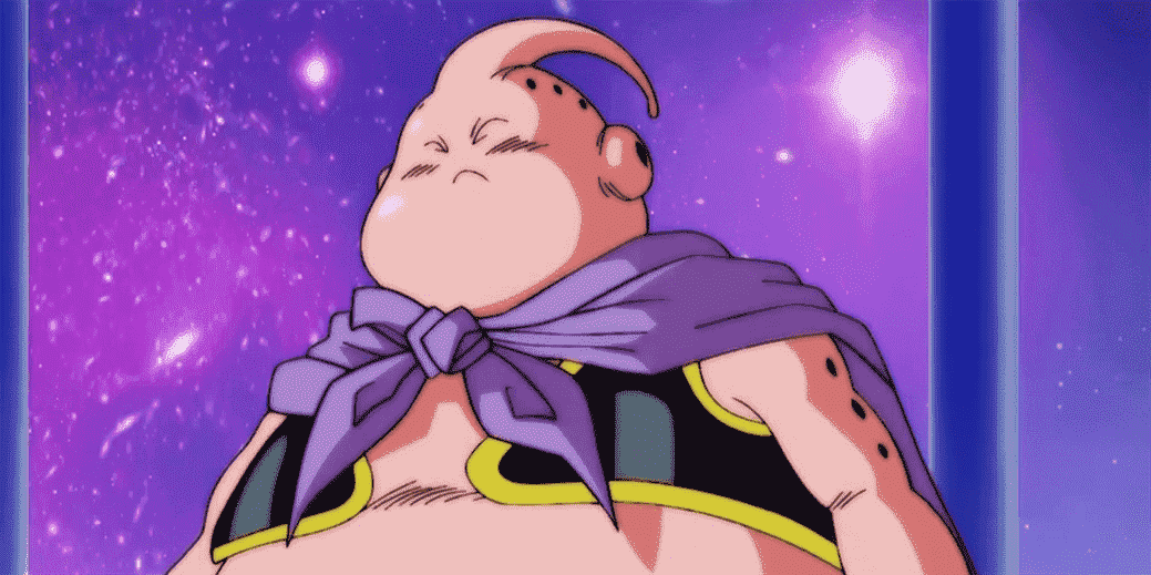 Majin Buu se bat dans les préliminaires du Tournoi du Pouvoir dans Dragon Ball Super