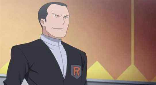 Giovanni in the Pokemon Origins anime