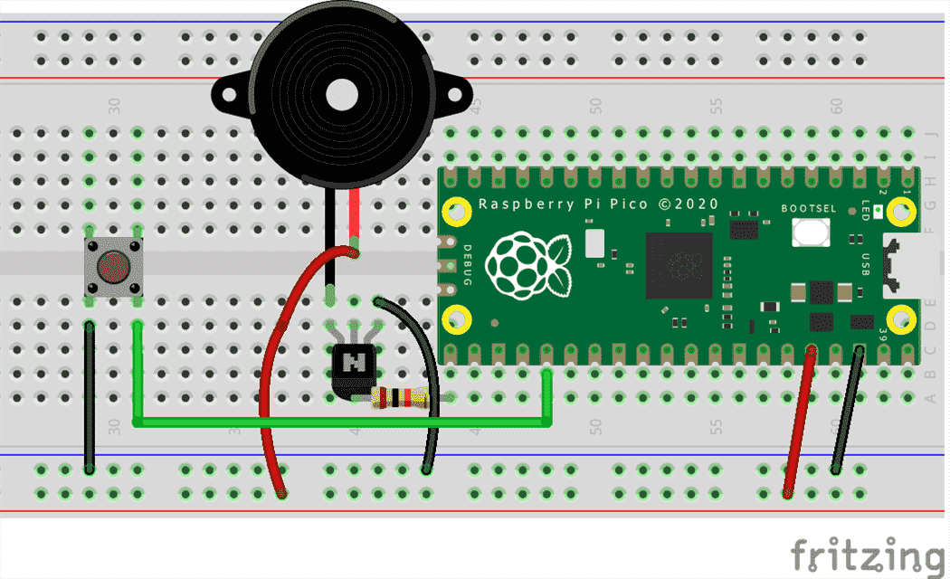 Jeu de réaction Raspberry Pi Pico avec PicoZero